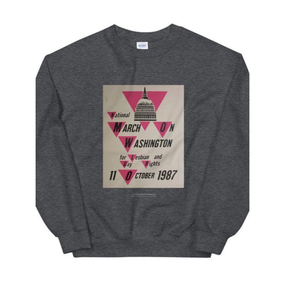 March On Washington Dark Heather Sweatshirt, Size S